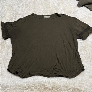 Ginger G Dark Olive Short Sleeve Tee